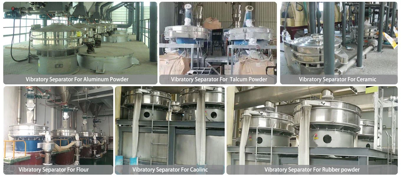 vibratory separator on site