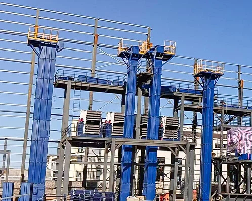 Băng tải xô dọc